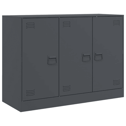 Aparador - Bufete - Móvei de apoio 99x39x73 cm aço antracite pt2202