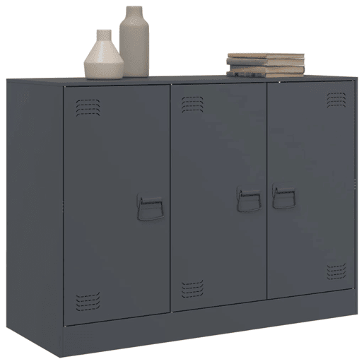 Aparador - Bufete - Móvei de apoio 99x39x73 cm aço antracite pt2202