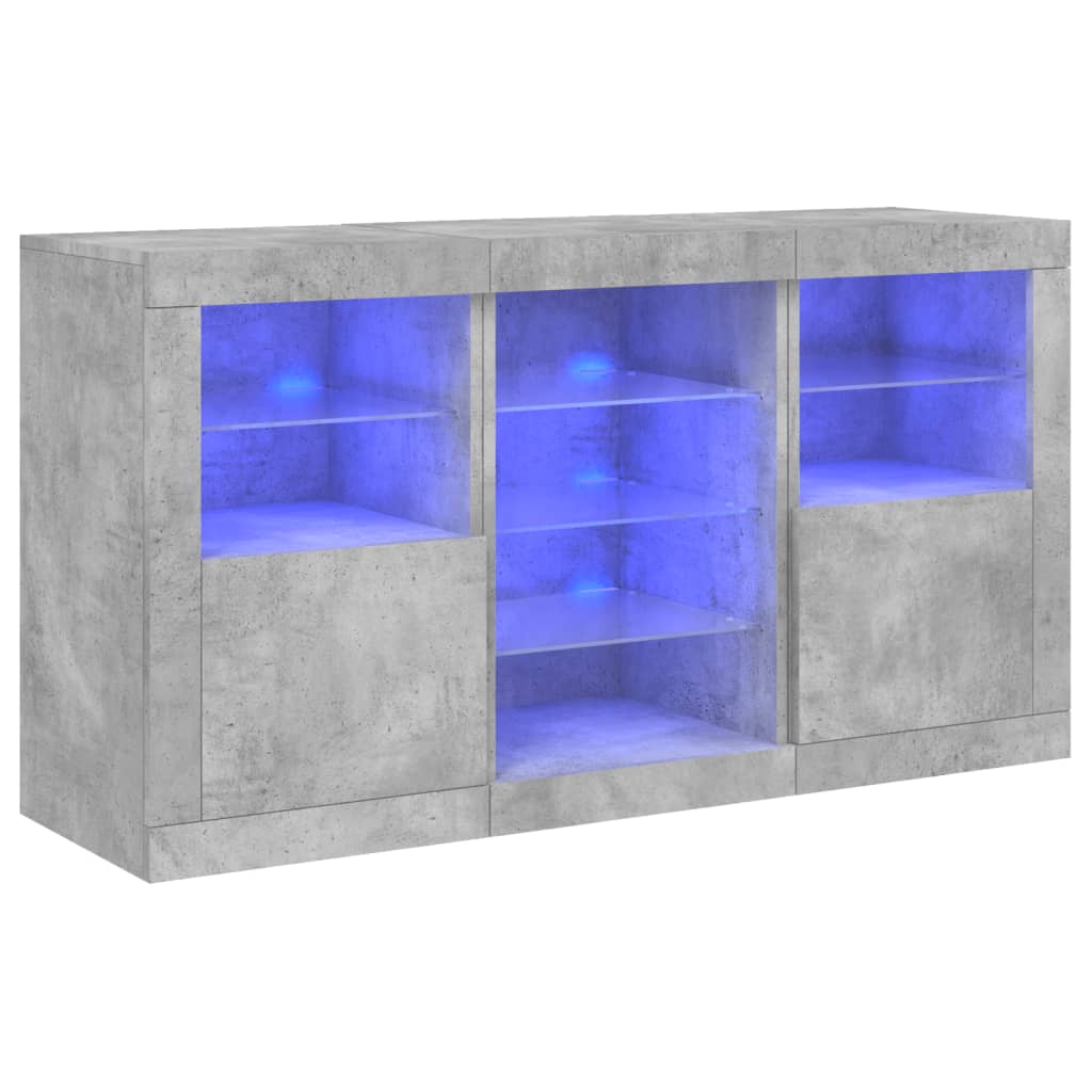 Aparador - Mueble de almacenamiento 123 Gris