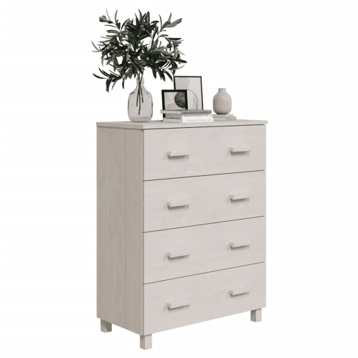 Aparador - Bufete - Móvei de apoio HAMAR 79x40x103,5 cm pinho maciço branco pt4111
