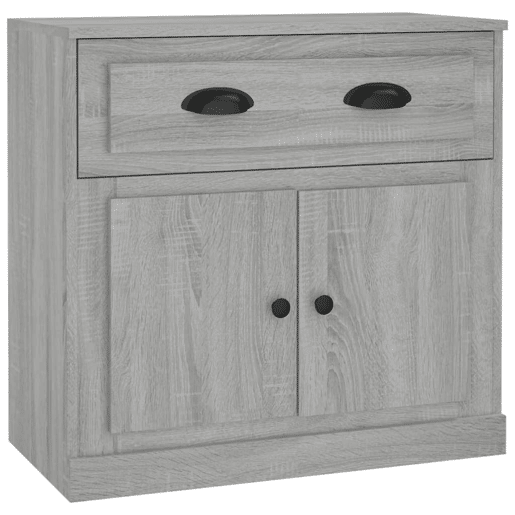 Aparador - Bufete - Móvei de apoio 70x35,5x67,5 cm derivados de madeira cinzento sonoma pt2914