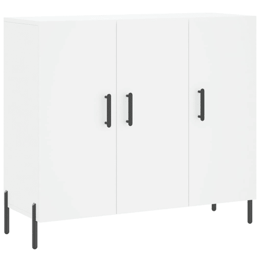 Aparador - Bufete - Móvei de apoio 90x34x80 cm derivados de madeira branco pt3218 Aparador - Bufete - Móvei de apoio 90x34x80 cm derivados de madeira branco pt3218