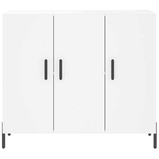 Aparador - Bufete - Móvei de apoio 90x34x80 cm derivados de madeira branco pt3218 Aparador - Bufete - Móvei de apoio 90x34x80 cm derivados de madeira branco pt3218