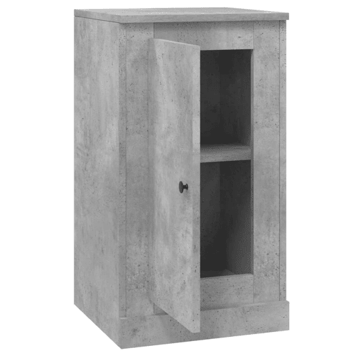 Aparador - Bufete - Móvei de apoio 37,5x35,5x67,5 cm derivados de madeira cinza cimento pt2776