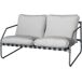 Conjunto de muebles de jardín de metal Conjunto de muebles de jardín de metal Gris