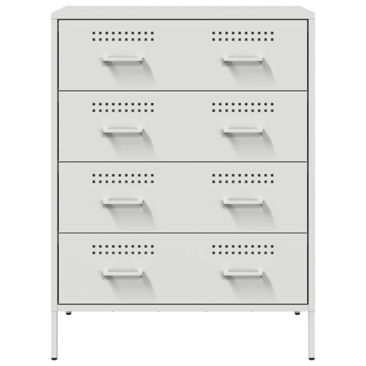 Aparador - Bufete - Móvei de apoio 68x39x89 cm aço branco pt2232