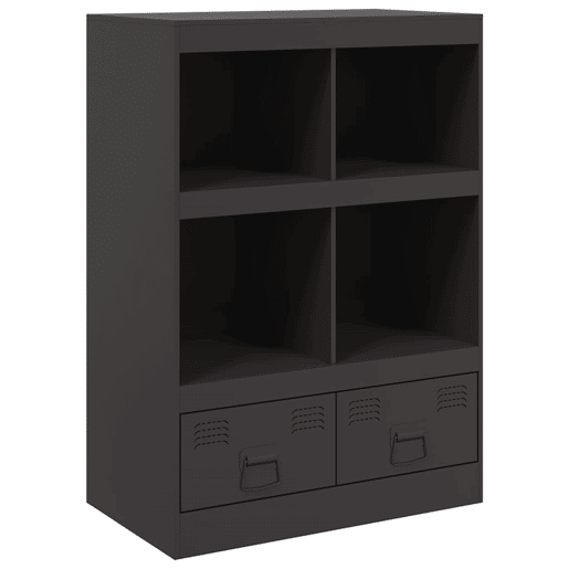Aparador - Bufete - Móvei de apoio alto 67x39x95 cm aço preto pt2337