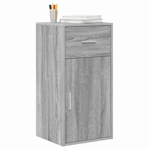 Bufete - Móvei de apoio com gaveta Cinza Sonoma 38 x 34 x 75 cm pt1751