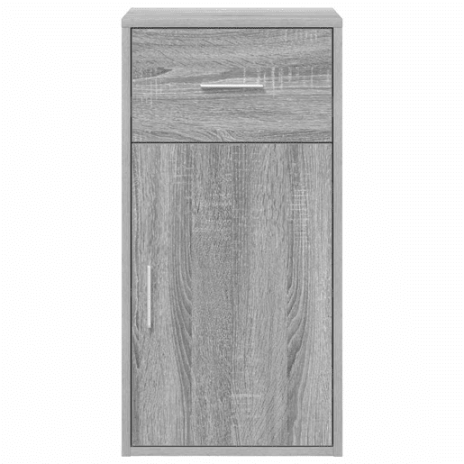 Bufete - Móvei de apoio com gaveta Cinza Sonoma 38 x 34 x 75 cm pt1751