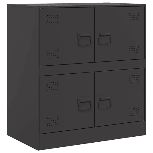 Aparador - Bufete - Móvei de apoio 67x39x73 cm aço preto pt2334
