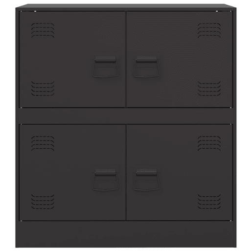 Aparador - Bufete - Móvei de apoio 67x39x73 cm aço preto pt2334