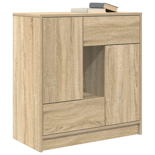 Aparador - Bufete - Móvei de apoio com gavetas e portas 70,5x34x74,5 cm carvalho sonoma pt1862