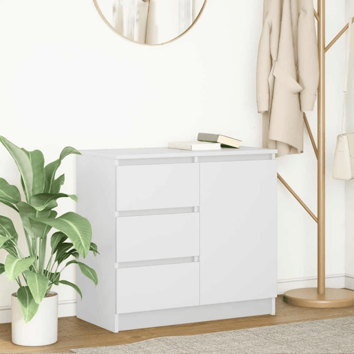 Aparador - Bufete - Móvei de apoio c gaveta 71x35x65 cm derivados de madeira branco pt1741