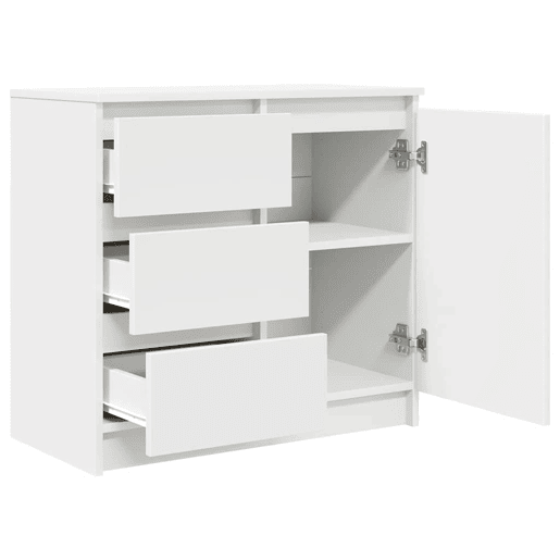 Aparador - Bufete - Móvei de apoio c gaveta 71x35x65 cm derivados de madeira branco pt1741