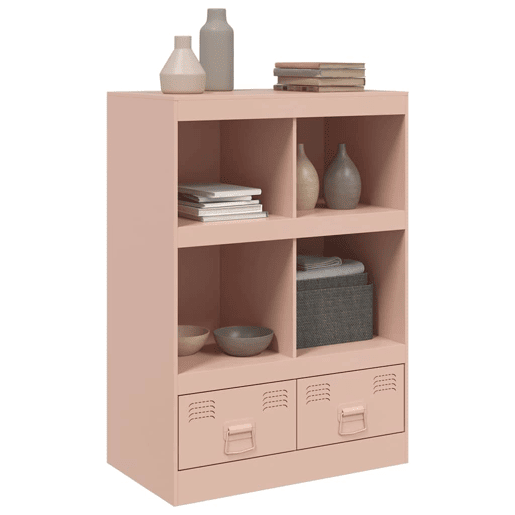 Aparador - Bufete - Móvei de apoio alto 67x39x95 cm aço rosa pt2370