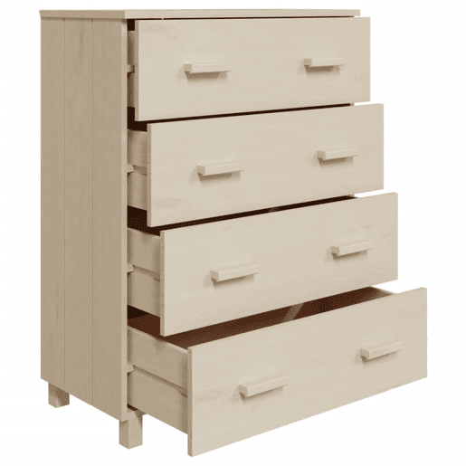 Aparador - Bufete - Móvei de apoio HAMAR 79x40x103,5 cm pinho maciço castanho-mel pt4120