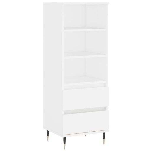 Aparador - Bufete - Móvel de apoio 40x36x110 cm derivados de madeira branco pt617