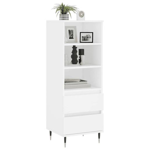 Aparador - Bufete - Móvel de apoio 40x36x110 cm derivados de madeira branco pt617