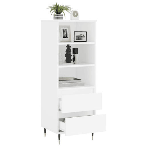 Aparador - Bufete - Móvel de apoio 40x36x110 cm derivados de madeira branco pt617