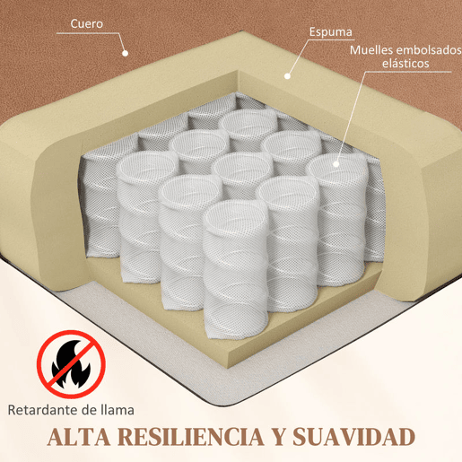 HOMCOM Poltrona Relax Levanta Pessoas Elétrica Poltrona Elevatória com 8 Pontos de Massagem Poltrona Reclinável com Função de Aquecimento Controlo Remoto e Bolso Lateral Marrom