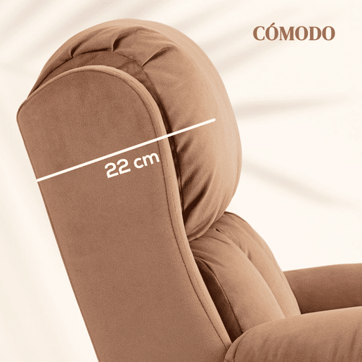 HOMCOM Poltrona Relax Levanta Pessoas Elétrica Poltrona Elevatória com 8 Pontos de Massagem Poltrona Reclinável com Função de Aquecimento Controlo Remoto e Bolso Lateral Marrom