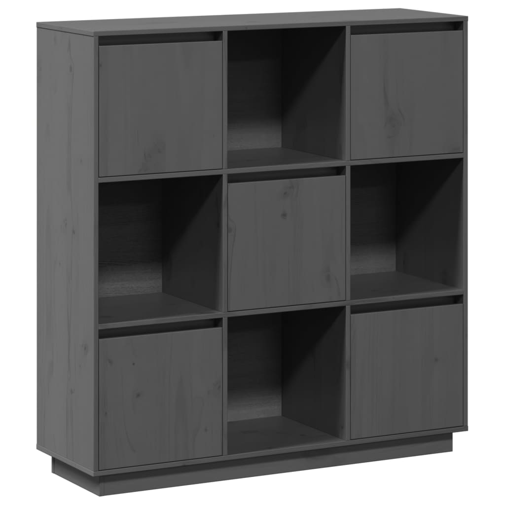 Aparador alto - Mueble de almacenamiento 110 Gris