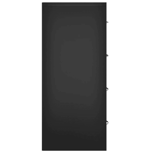 Aparador - Bufete - Móvei de apoio com 4 gavetas 60x30,5x71 cm preto pt1710