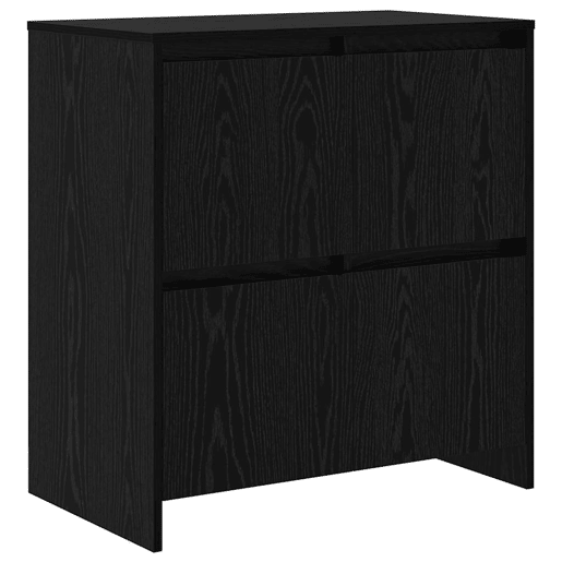 Bufete - Móvei de apoio 3 pcs Carvalho Preto 70 x 41 x 75 cm Madeira processada pt62 Bufete - Móvei de apoio 3 pcs Carvalho Preto 70 x 41 x 75 cm Madeira processada pt62