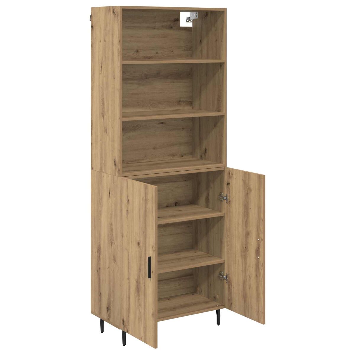 Aparador alto - Mueble de almacenamiento 69 Roble Artisan