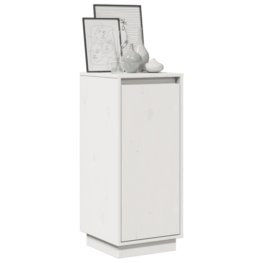 Aparadores - Bufetes - Móveis de apoio 2 pcs 31,5x34x75 cm madeira de pinho maciça branco pt46