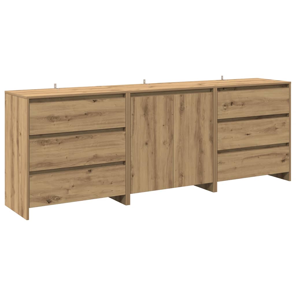 Aparador - Mueble de almacenamiento 70 Roble Artisan