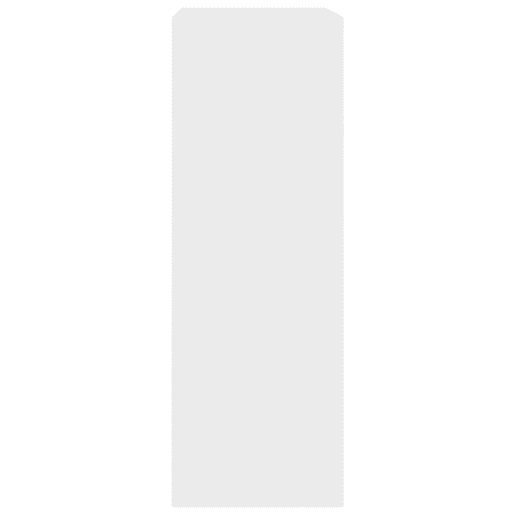 Aparador - Bufete - Móvei de apoio com 6 gavetas 50x34x96 cm contraplacado branco pt1718