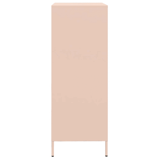 Armário alto - Bufete - Móvei de apoio 68x39x101,5 cm aço rosa pt125