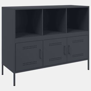 Aparador - Bufete - Móvei de apoio 100,5x39x79 cm aço antracite pt95