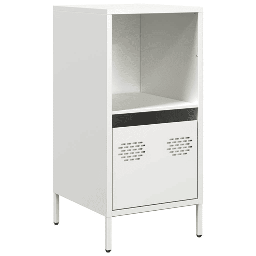 Aparador - Bufete - Móvei de apoio 35x39x73,5 cm aço laminado a frio branco pt2279 Aparador - Bufete - Móvei de apoio 35x39x73,5 cm aço laminado a frio branco pt2279