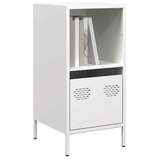 Aparador - Bufete - Móvei de apoio 35x39x73,5 cm aço laminado a frio branco pt2279 Aparador - Bufete - Móvei de apoio 35x39x73,5 cm aço laminado a frio branco pt2279