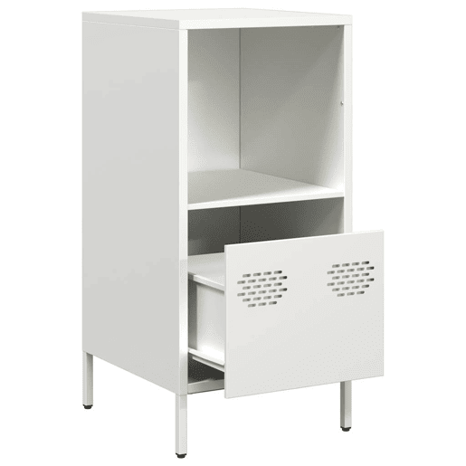 Aparador - Bufete - Móvei de apoio 35x39x73,5 cm aço laminado a frio branco pt2279 Aparador - Bufete - Móvei de apoio 35x39x73,5 cm aço laminado a frio branco pt2279