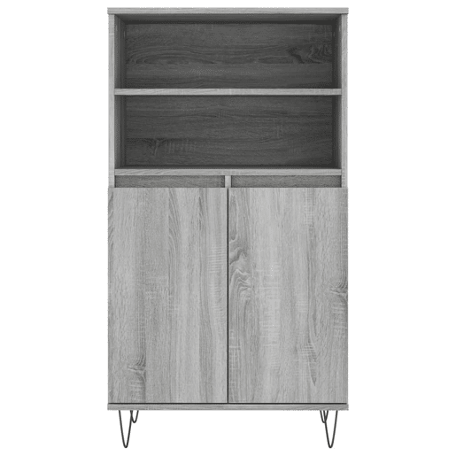 Armário alto - Bufete - Móvel de apoio 60x36x110 cm derivados de madeira cinzento sonoma pt532 Armário alto - Bufete - Móvel de apoio 60x36x110 cm derivados de madeira cinzento sonoma pt532