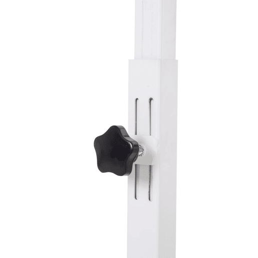 HOMCOM Mesa Auxiliar com Rodas Mesa para Sofá e Cama Altura Ajustável e Estrutura de Aço para Quarto Sala Escritório 77x40x76-100 cm Nogueira Escura