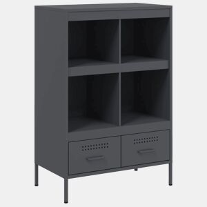 Armário alto - Bufete - Móvei de apoio 68x39x101,5 cm aço antracite pt99