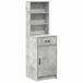 Aparador alto - Mueble de almacenamiento 40 Aparador alto - Mueble de almacenamiento 40 Gris