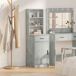 Aparador alto - Mueble de almacenamiento 40 Aparador alto - Mueble de almacenamiento 40 Gris