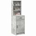 Aparador alto - Mueble de almacenamiento 40 Aparador alto - Mueble de almacenamiento 40 Gris