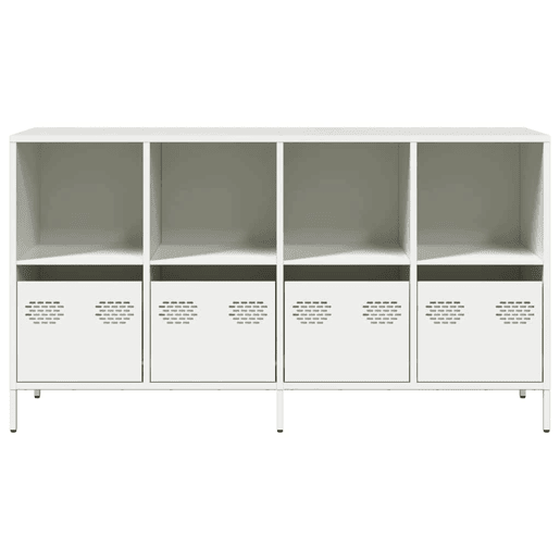 Aparador - Bufete - Móvei de apoio 135x39x73,5 cm aço laminado a frio branco pt2277