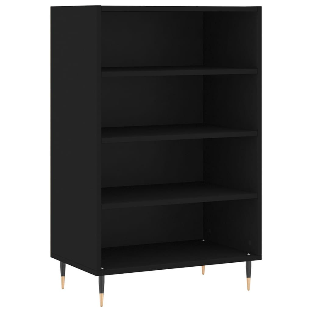 Aparador alto - Mueble de almacenamiento 57 Negro