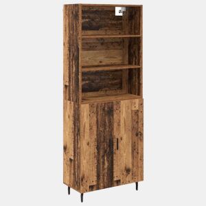 Aparador - Bufete - Móvel de apoio Madeira Antiga 69,5 x 34 x 180 cm pt1453