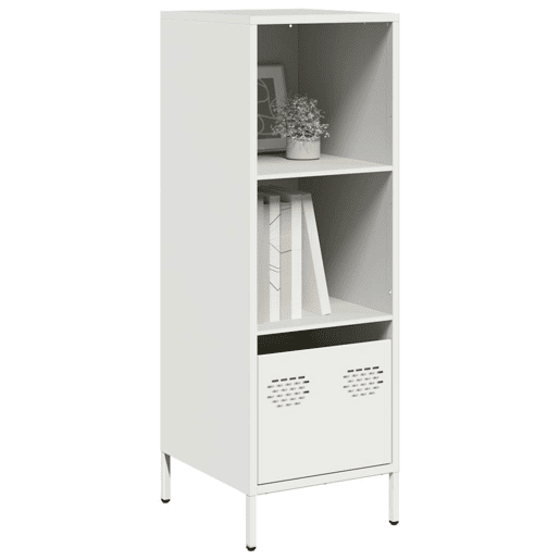 Armário alto - Bufete - Móvei de apoio 35x39x103,5 cm aço branco pt2208