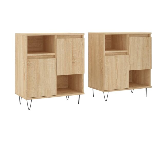 Aparador - Mueble de almacenamiento 2 pcs 120