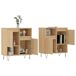 Aparador - Mueble de almacenamiento 2 pcs 120 Aparador - Mueble de almacenamiento 2 pcs 120 Blanco