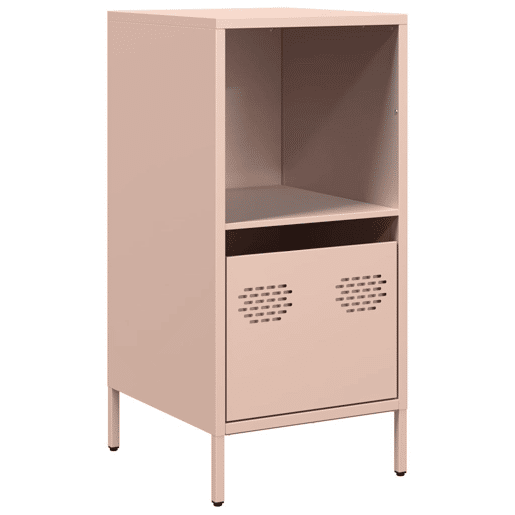 Aparador - Bufete - Móvei de apoio 35x39x73,5 cm aço laminado a frio rosa pt2311